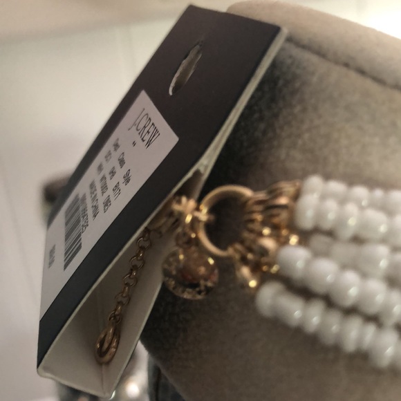 NWT J. Crew Statement Color block Beaded Necklace - Picture 5 of 5